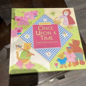 Nursery collection hard cover book “Once Upon A Time